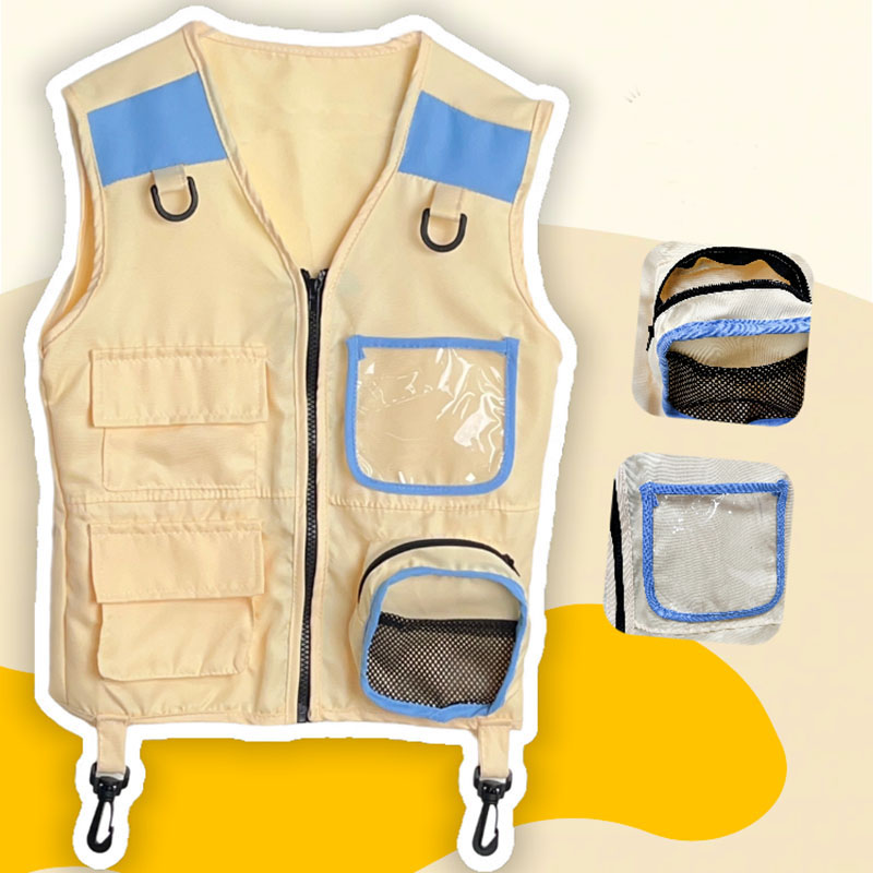 Outdoor Camping Kids Activities - Rompi penjelajah anak-anak bermain peran Cosplay
