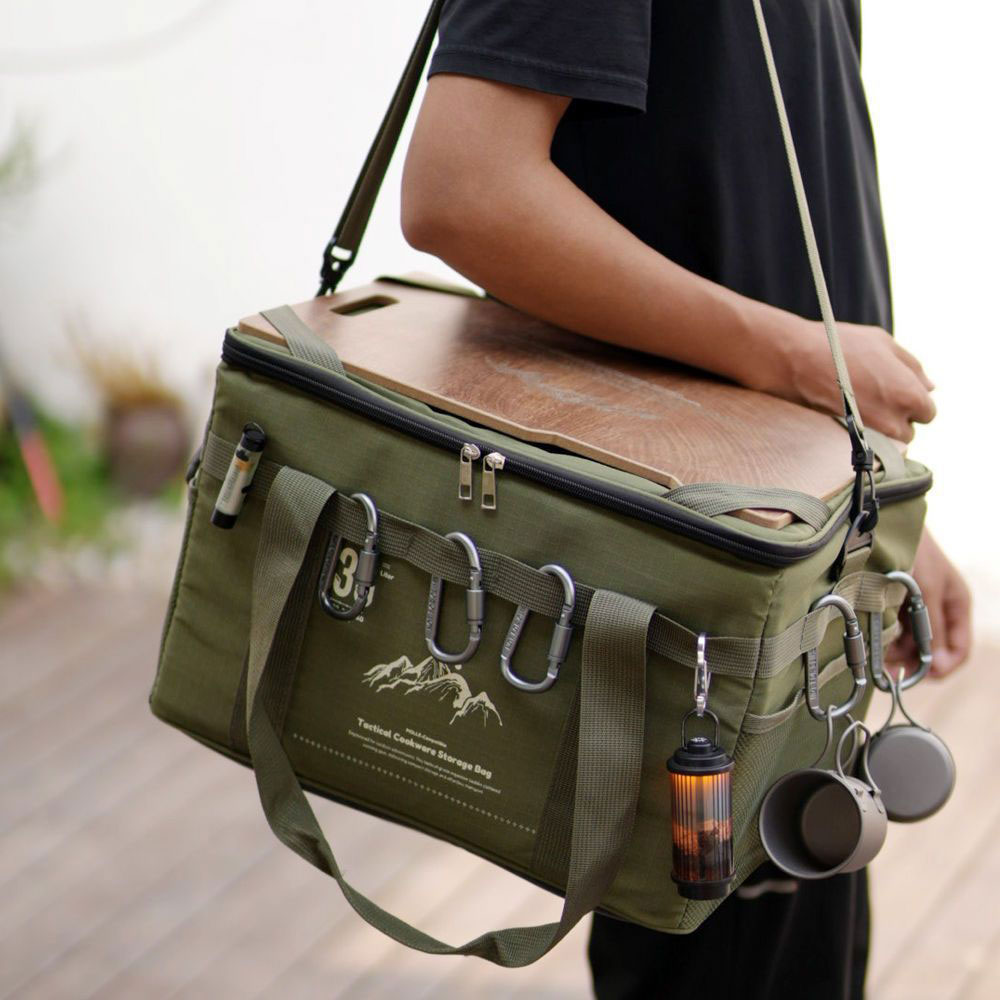 Outdoor Camping Uk - Tas Piknik Taktis 36L Tahan Air,