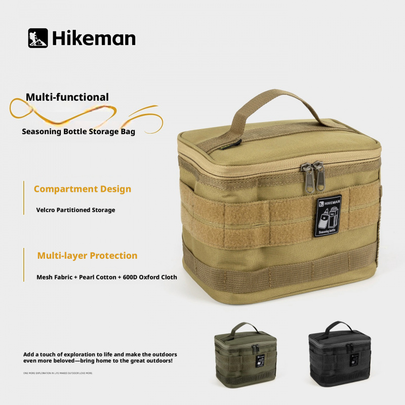 Outdoor Camping Store - Tas perlengkapan berkemah Hikeman, portabel, berkapasitas