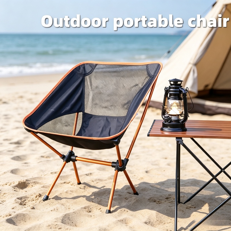 Outdoor Camping Hammock Chair - Kursi Bulan dari Paduan Aluminium Ultra-Ringan,