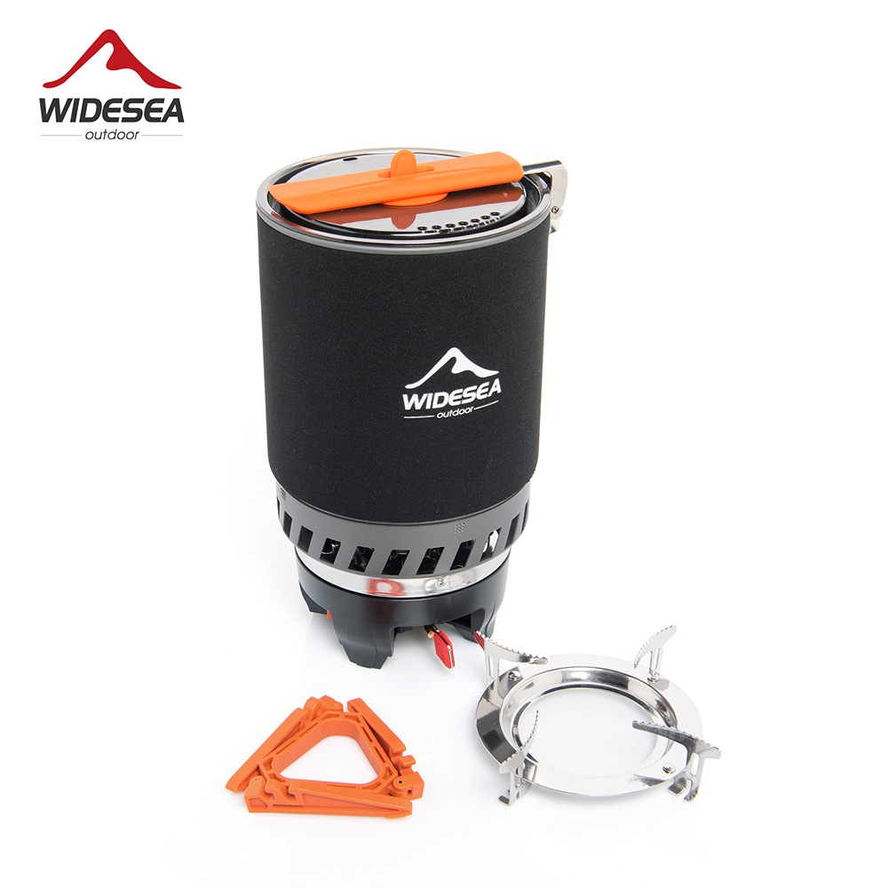 Outdoor Camping Cooking Set - Sistem Memasak Camping Widesea dengan Penukar