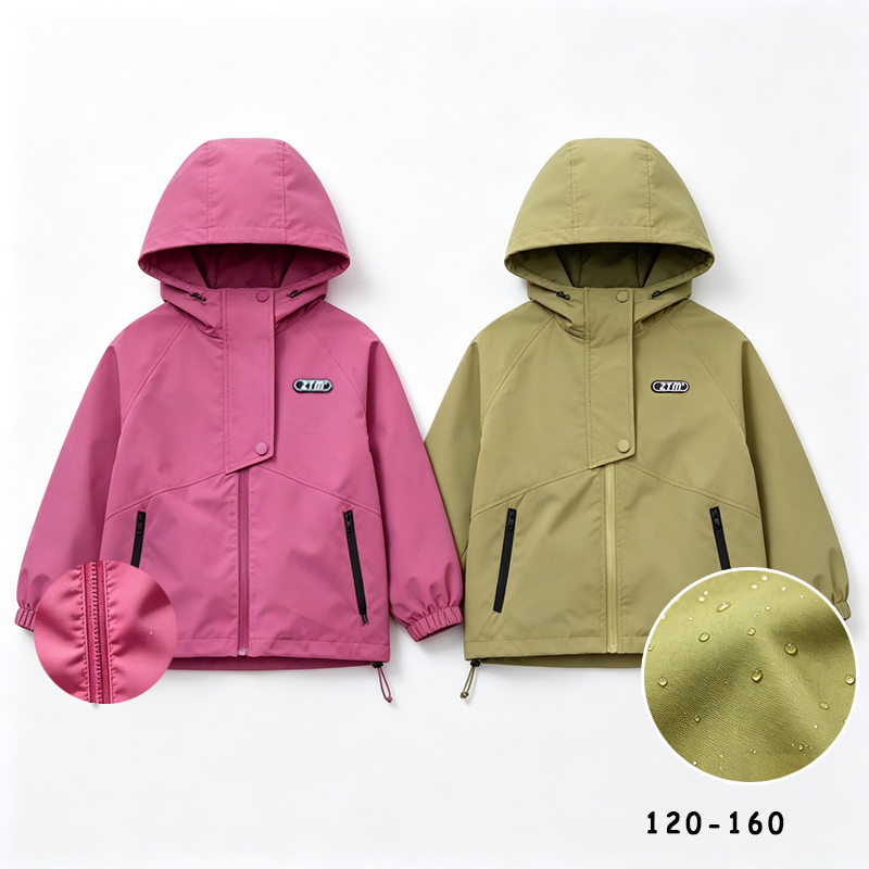 Outdoor Camping Kids Activities - Jaket Hiking Uniseks Tahan Air Musim