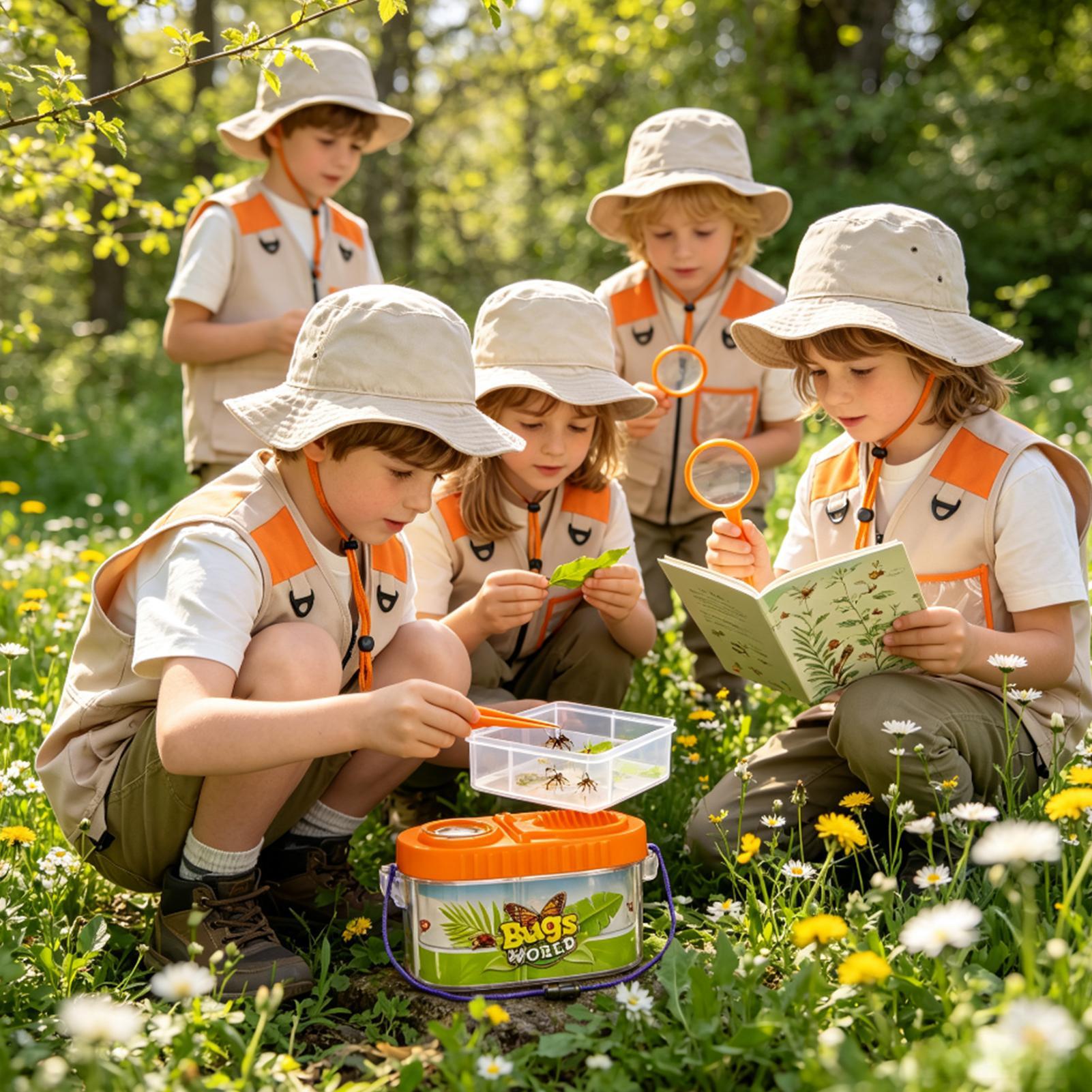 Outdoor Camping Kids Activities - Perlengkapan Petualangan Anak Dengan Topi Kaca