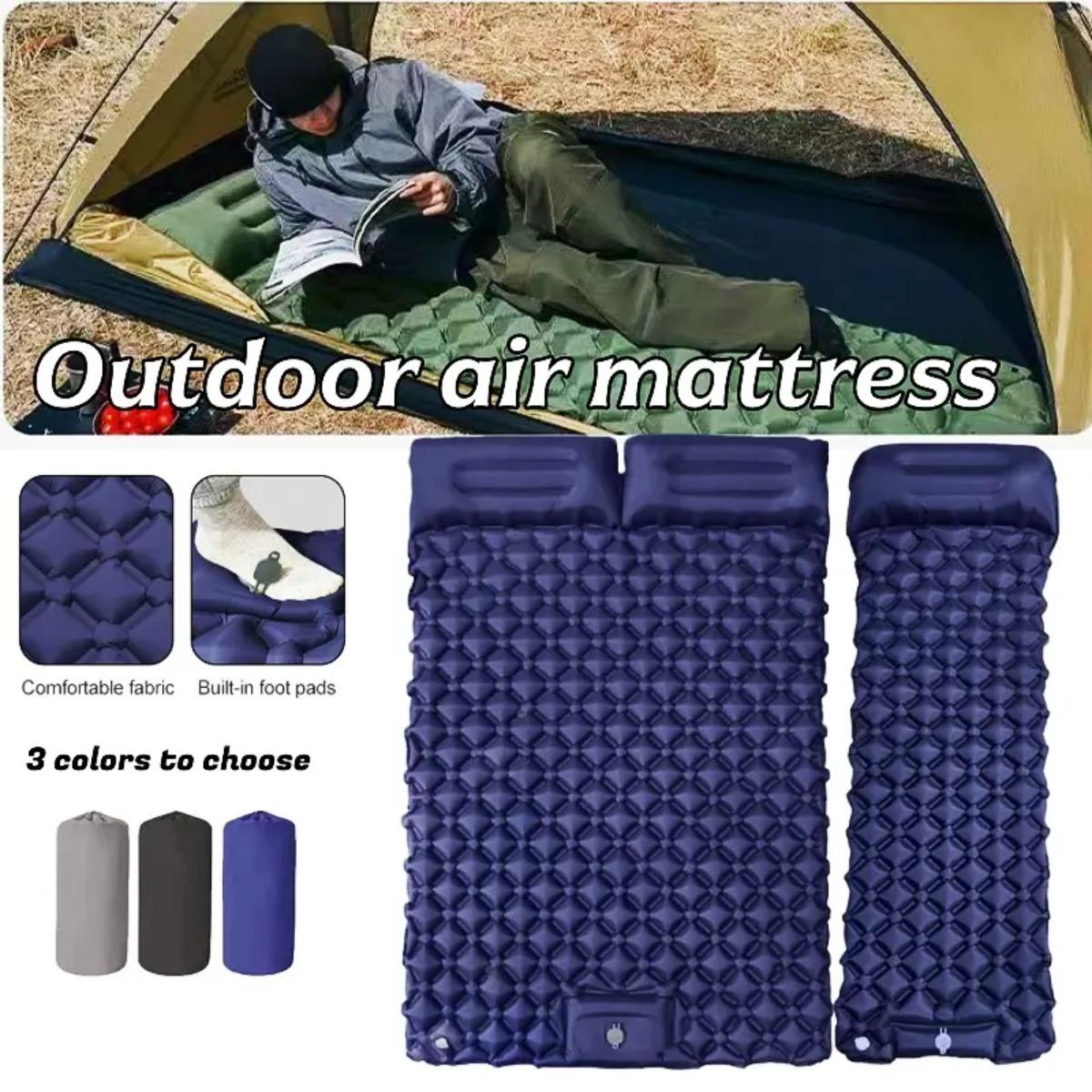 Camp Pillow Compressible - Kasur Udara Tiup Tunggal & Ganda,