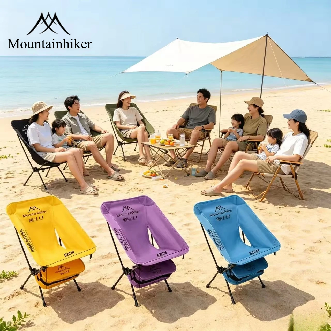 Outdoor Camping Hammock Chair - Kursi Lipat Ultra Ringan dari Aluminium