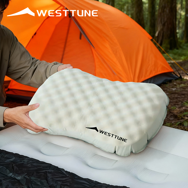 Camp Pillow Compressible - WESTTUNE Bantal Tiup untuk Berkemah, Bantal