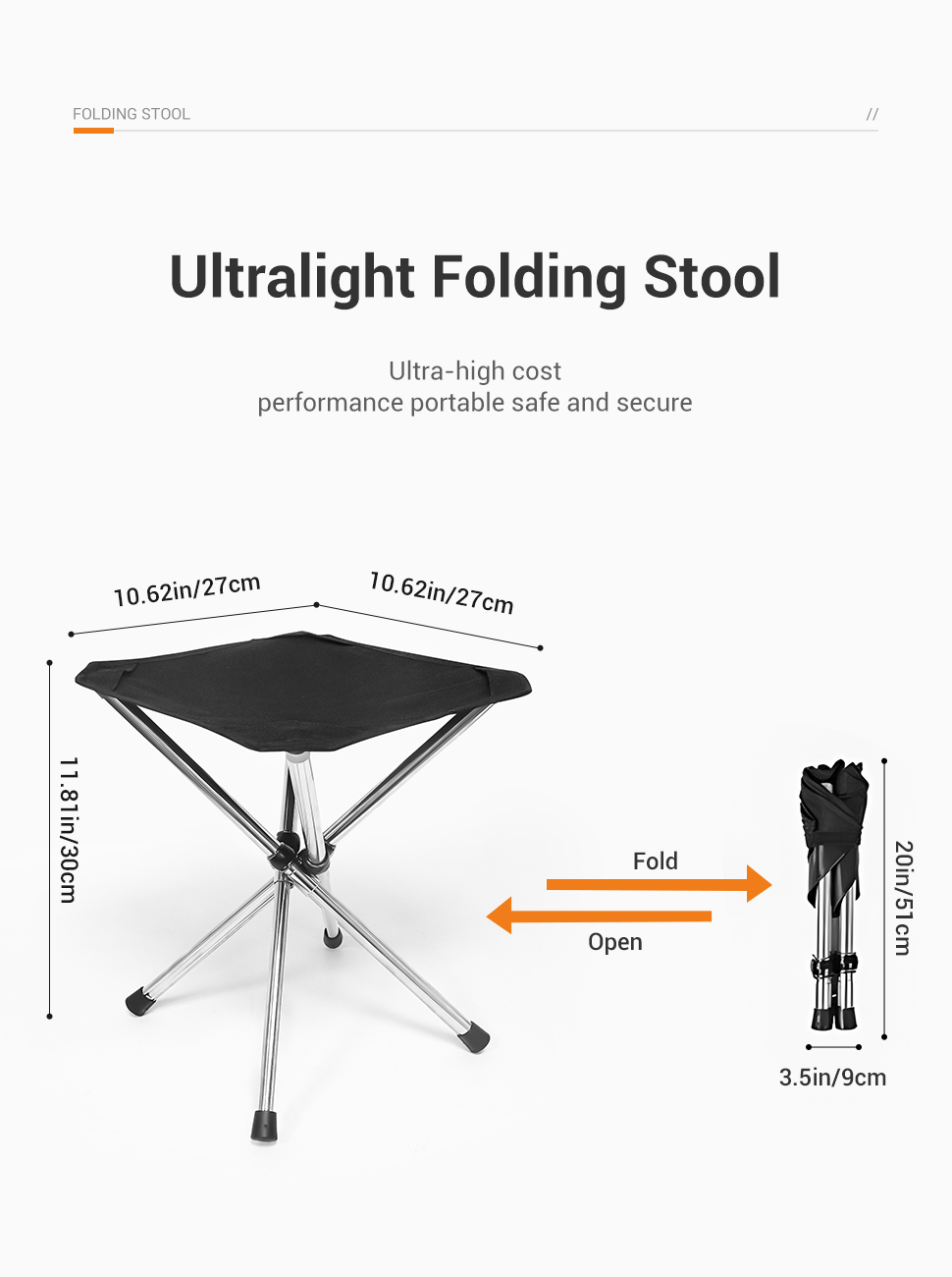WESTTUNE Bangku Lipat Portabel - Outdoor Camping Hammock Chair ulasan dan harga