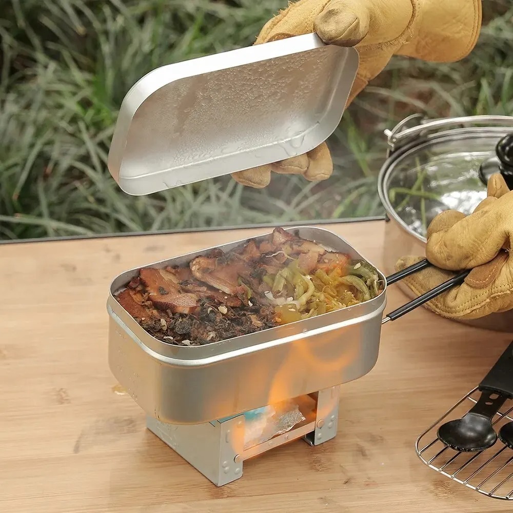 Peralatan Makan Ultralight Per - Outdoor Camping Cooking Set ulasan dan harga