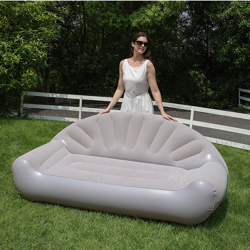 Sofa Tiup Bentuk Kipas untuk 2 - Outdoor Camping Couch ulasan dan harga