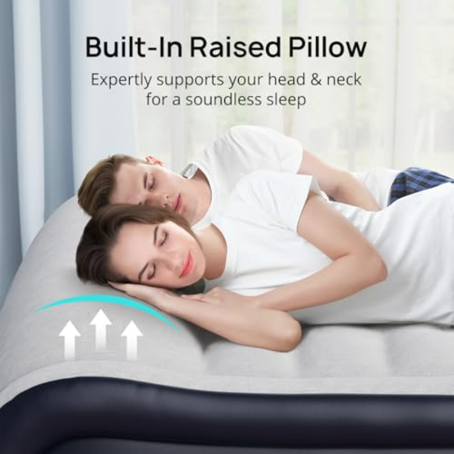 Kasur Angin Queen dengan Pompa - Camp Pillow Compressible ulasan dan harga