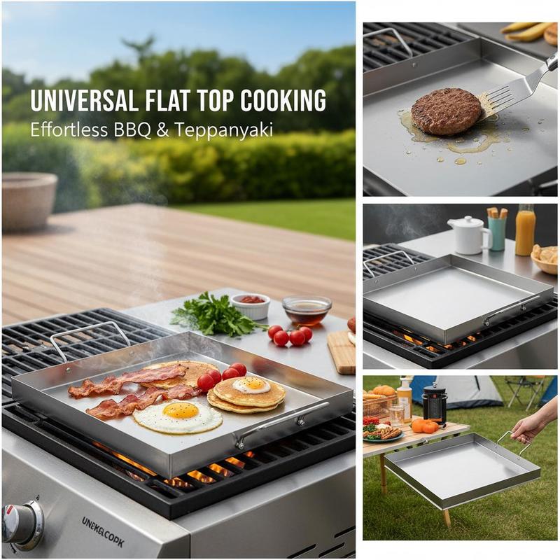 Wajan Panggang Datar Universal - Outdoor Camping Uk ulasan dan harga