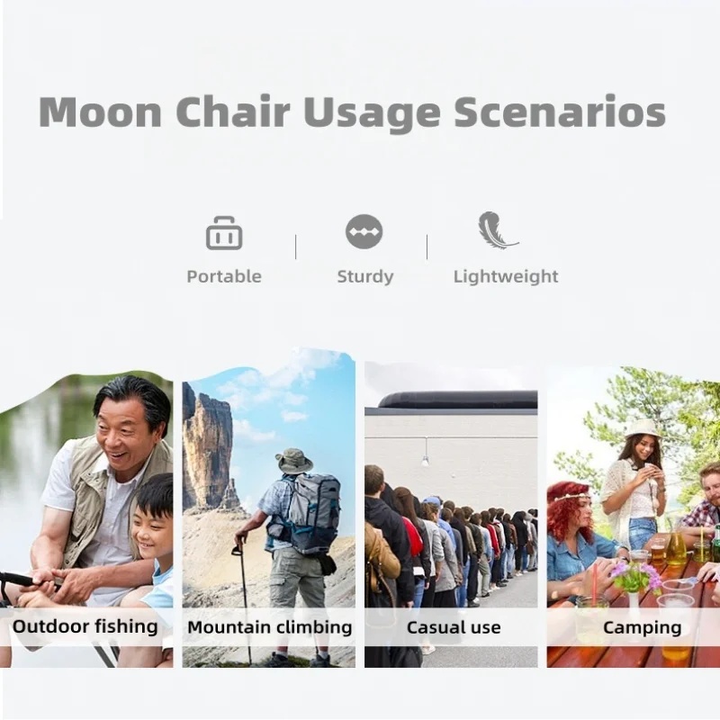 Kursi Bulan dari Paduan Alumin - Outdoor Camping Hammock Chair ulasan dan harga
