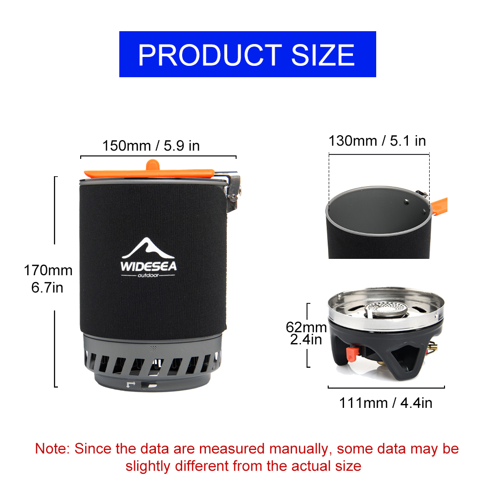 Sistem Memasak Camping Widesea - Outdoor Camping Cooking Set ulasan dan harga