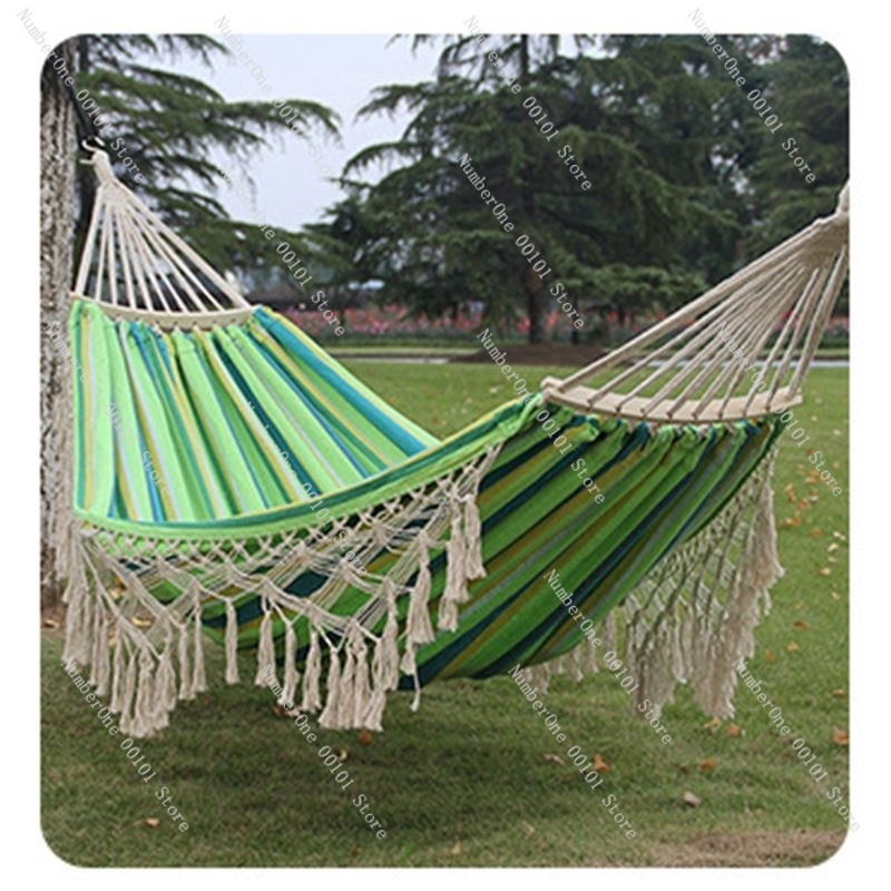 Hammock Kanvas Ganda dengan Ru - Outdoor Camping Hammock Chair ulasan dan harga