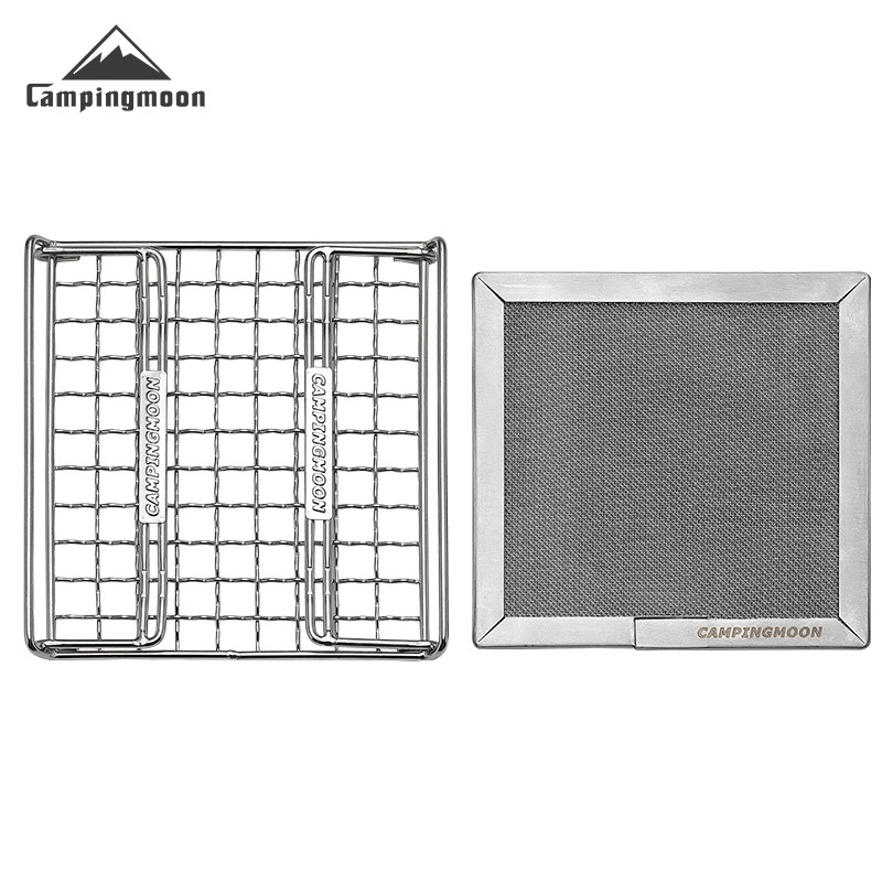 CAMPINGMOON Jaring Panggangan  - Outdoor Camping Cooking Set ulasan dan harga