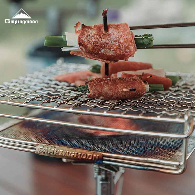 CAMPINGMOON Jaring Panggangan  - Outdoor Camping Cooking Set ulasan dan harga