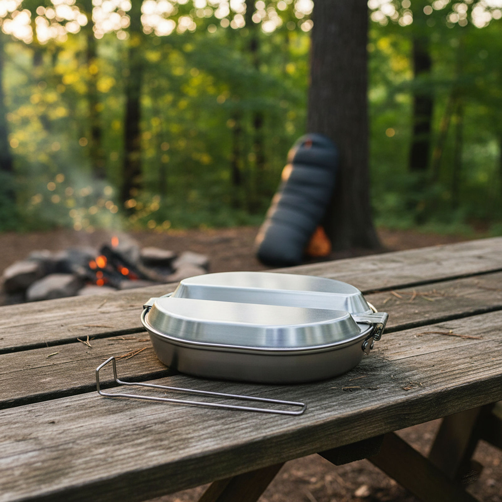 Kotak Makan Siang Persiapan Ma - Outdoor Camping Meals ulasan dan harga