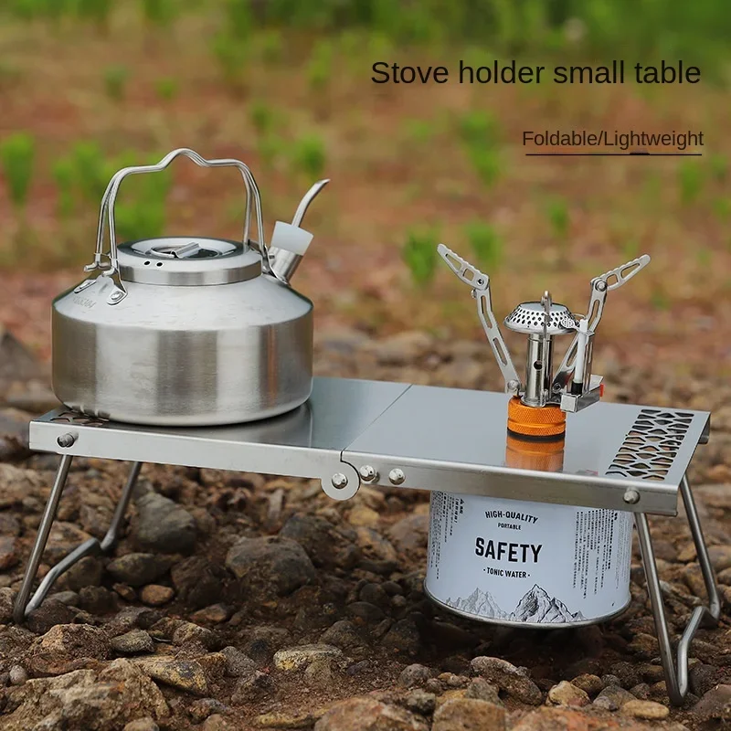 Meja Teh Mini Portabel Luar Ru - Outdoor Camping Cooking Set ulasan dan harga