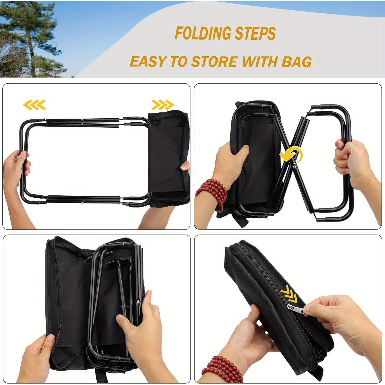 Kursi lipat untuk rekreasi lua - Outdoor Camping Store ulasan dan harga