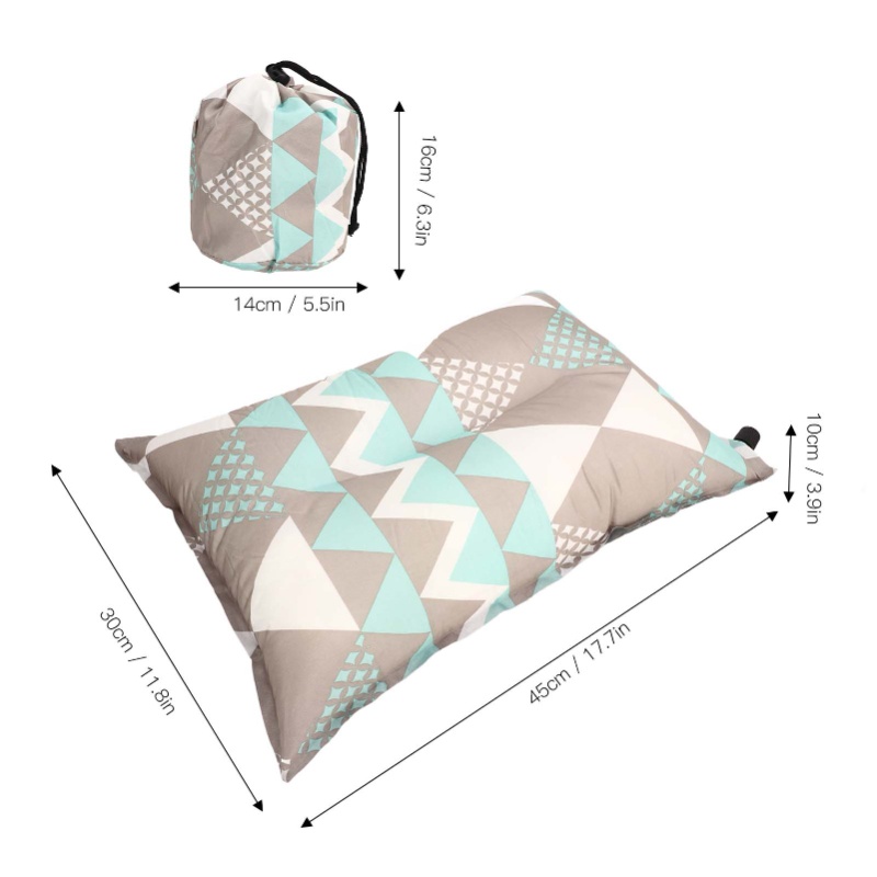 Bantal Tiup Otomatis Busa Komp - Camp Pillow Compressible ulasan dan harga