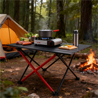 Meja Lipat Portabel Permukaan  - Outdoor Camping Meals ulasan dan harga