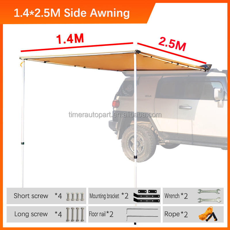 Tenda Samping Mobil Anti Hujan - Outdoor Camping Tent ulasan dan harga