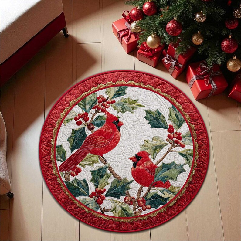 Keset Natal Motif Burung Kardi - Outdoor Camping Decor Ideas ulasan dan harga