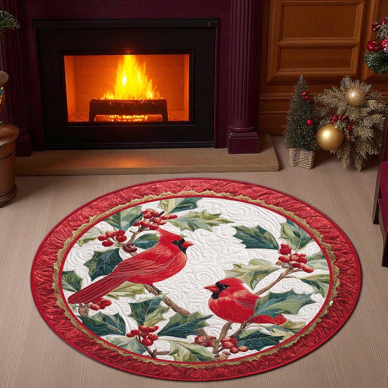 Keset Natal Motif Burung Kardi - Outdoor Camping Decor Ideas ulasan dan harga