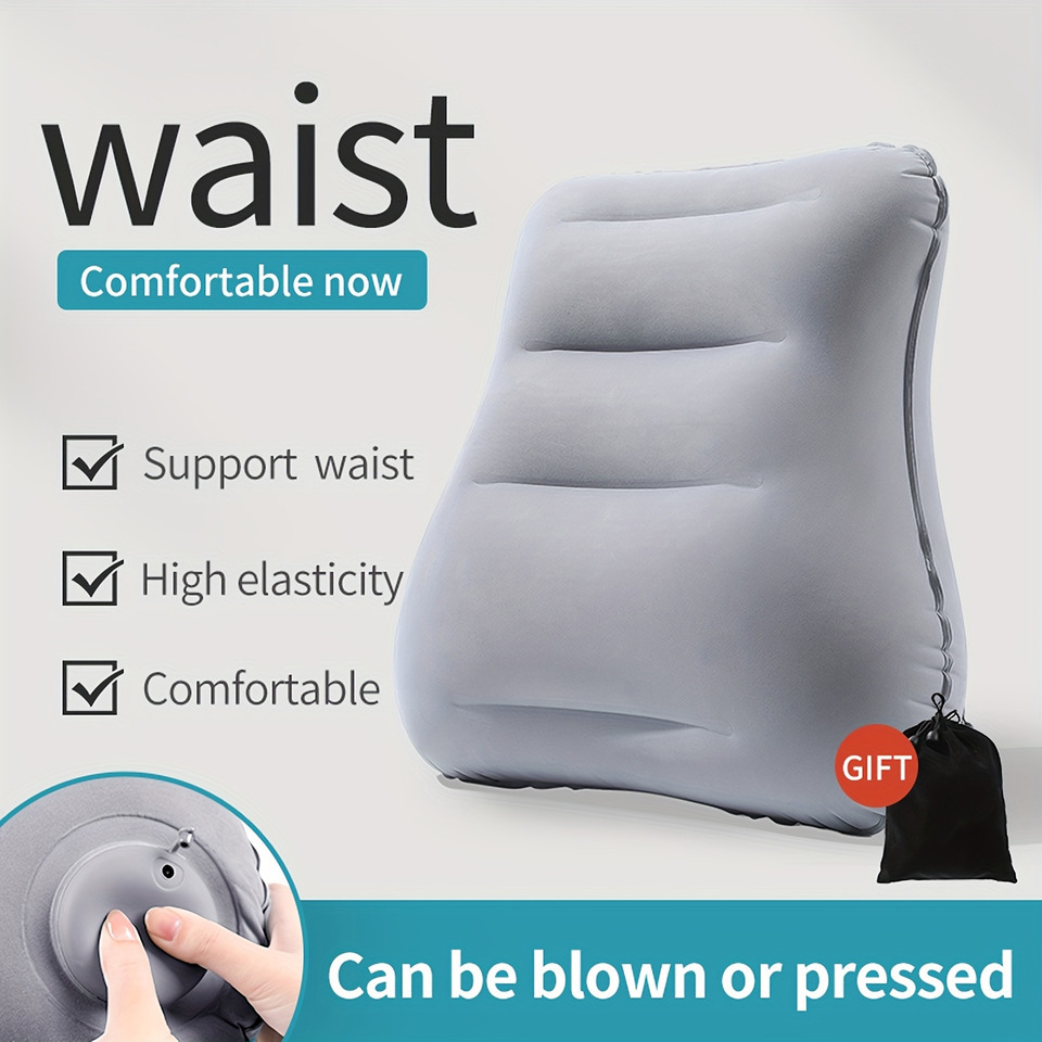 Bantal Penopang Lumbar Tiup Ba - Camp Pillow Compressible ulasan dan harga