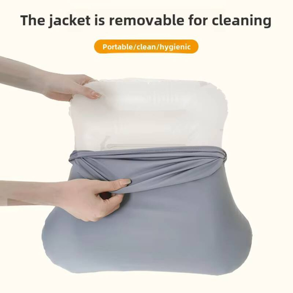 Bantal Penopang Lumbar Tiup Ba - Camp Pillow Compressible ulasan dan harga