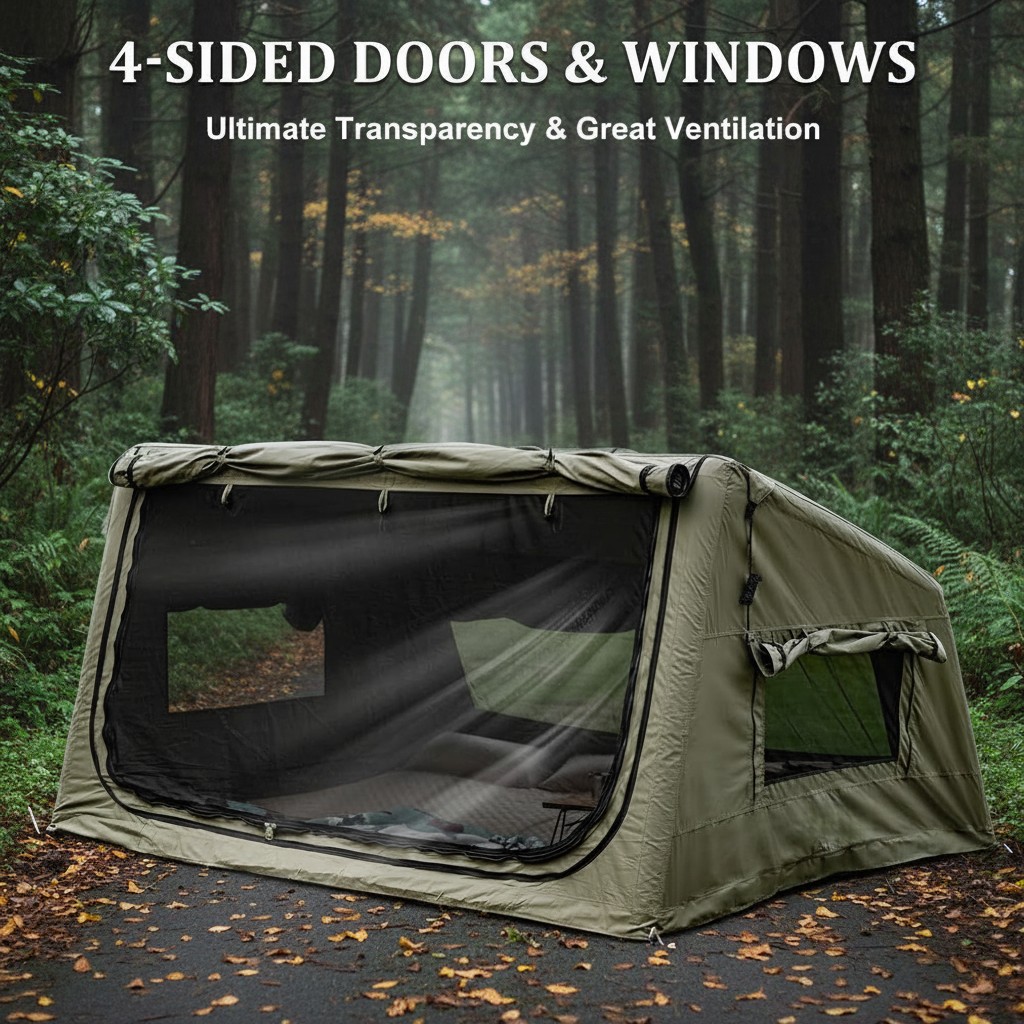 Tenda Camping Otomatis Tiup un - Outdoor Camping Tent ulasan dan harga