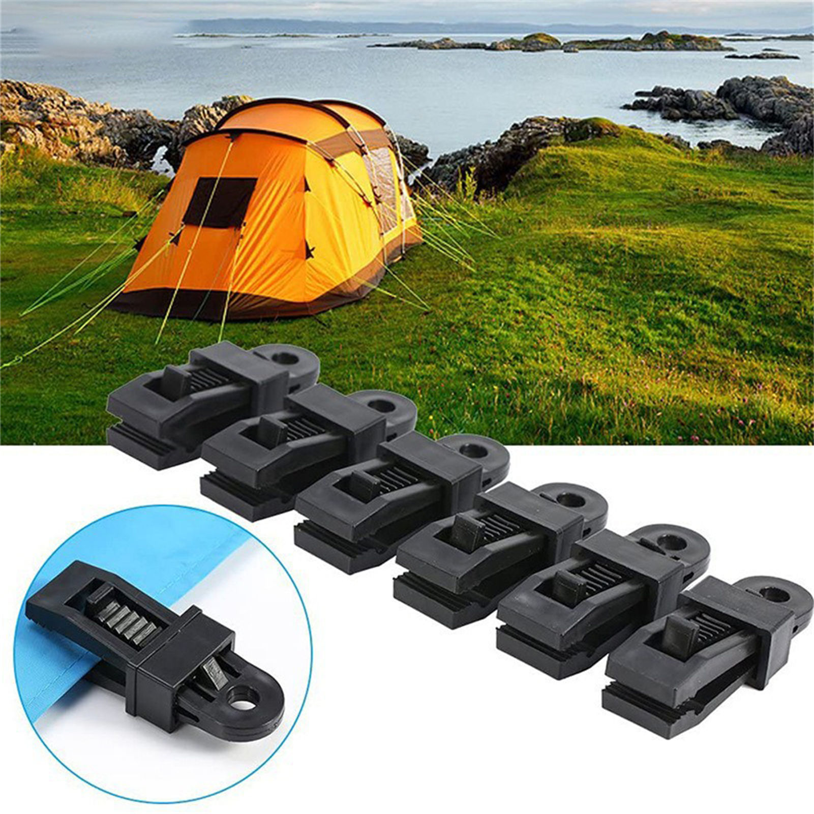 20 Buah Klip Tenda Kokoh untuk - Outdoor Camping Tarp ulasan dan harga