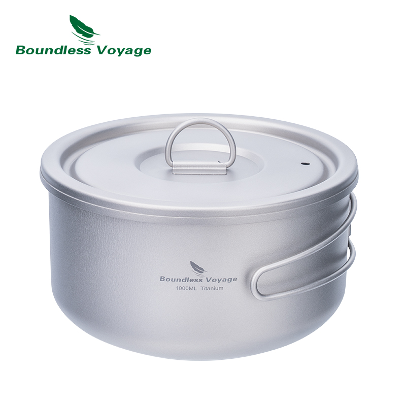 Ketel Kemah bahan Titanium tan - Outdoor Camping Cooking Set ulasan dan harga