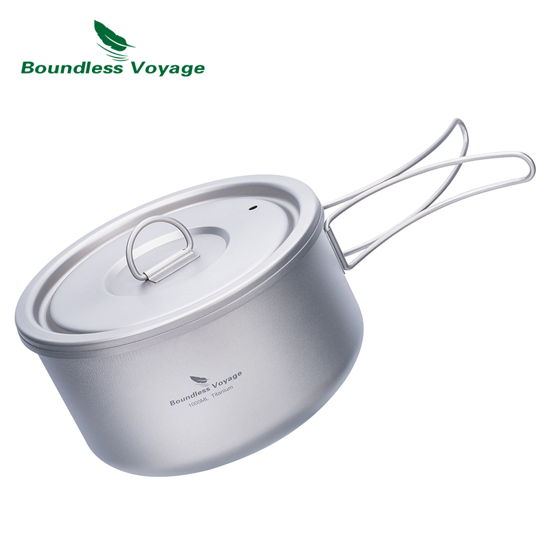 Ketel Kemah bahan Titanium tan - Outdoor Camping Cooking Set ulasan dan harga