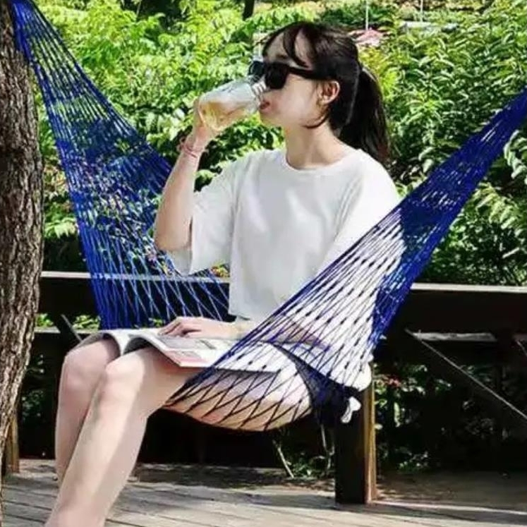 Kursi Ayun Jaring untuk Berkem - Outdoor Camping Hammock Chair ulasan dan harga