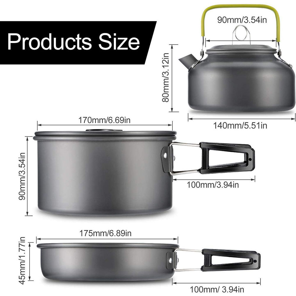 Set Peralatan Masak untuk Berk - Outdoor Camping Uk ulasan dan harga
