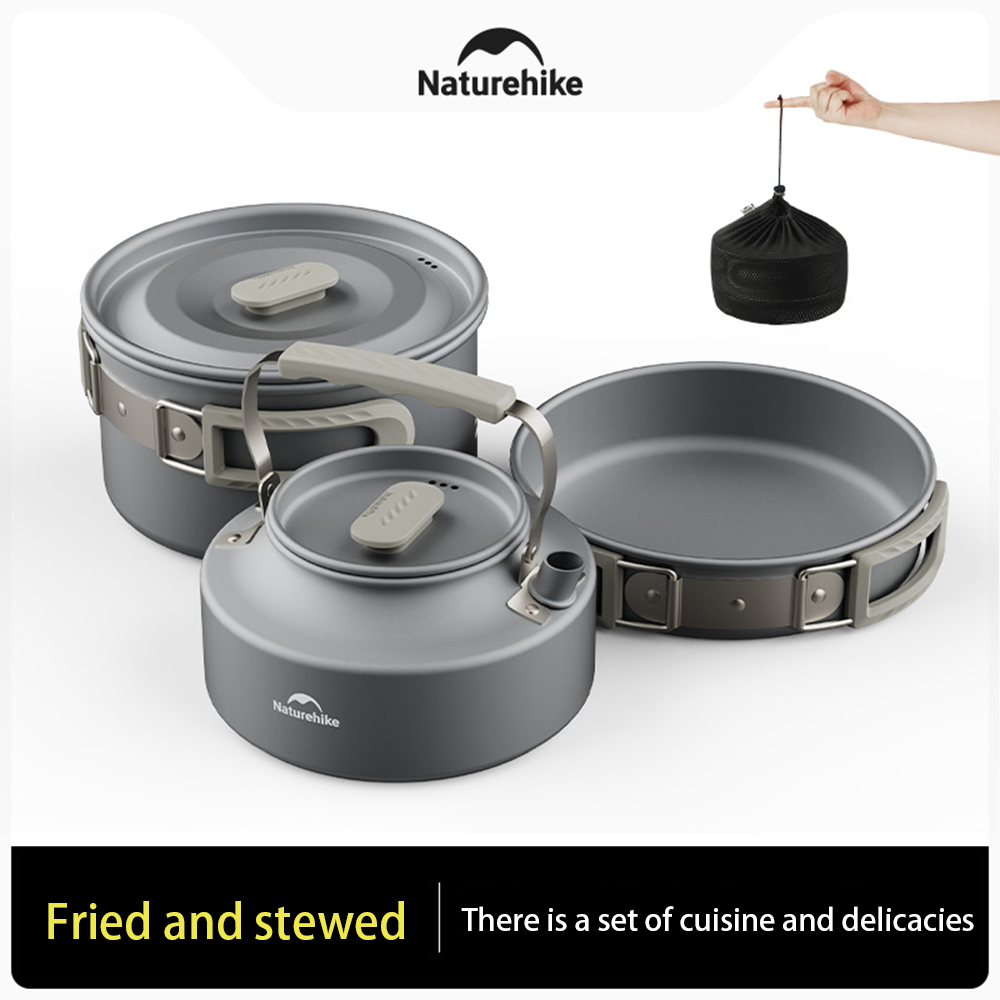 Naturehike Set panci luar ruan - Outdoor Camping Cooking Set ulasan dan harga