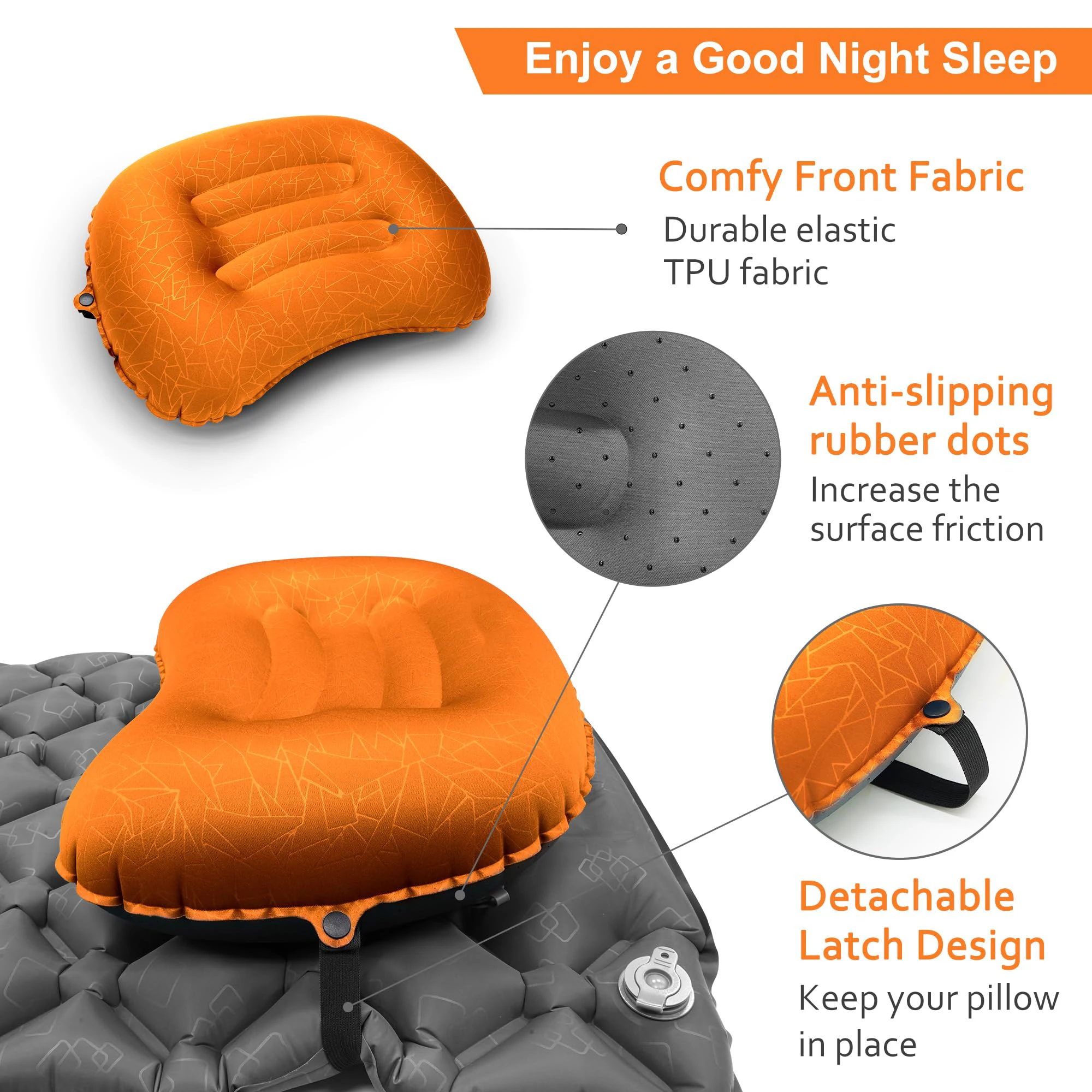 1 Buah Bantal Perjalanan Berke - Camp Pillow Compressible ulasan dan harga