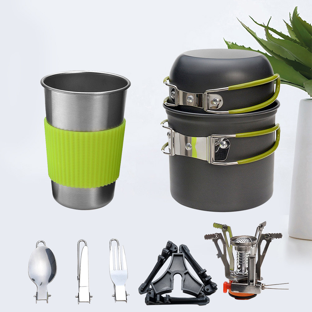 Set Peralatan Masak Camping Ou - Outdoor Camping Cooking Set ulasan dan harga