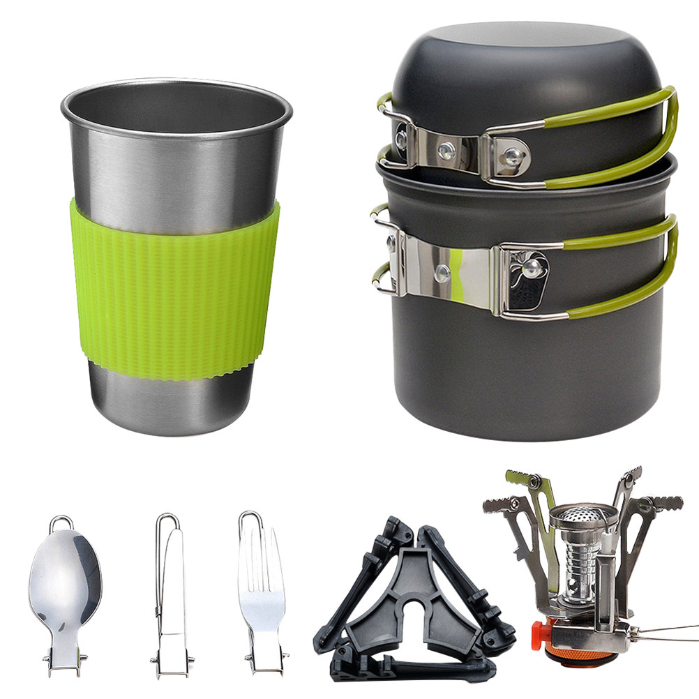 Set Peralatan Masak Camping Ou - Outdoor Camping Cooking Set ulasan dan harga