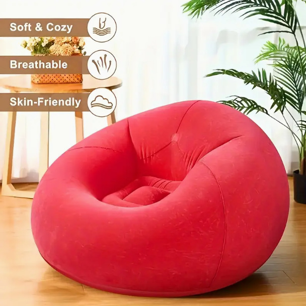Kursi Sofa Bean Bag Tiup Porta - Outdoor Camping Couch ulasan dan harga