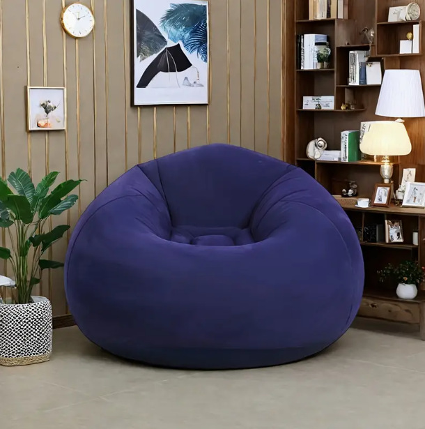 Kursi Sofa Bean Bag Tiup Porta - Outdoor Camping Couch ulasan dan harga